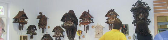The search for the “Cuckoo Clock of the year 2015” at the hiking information center in Baiersbronn